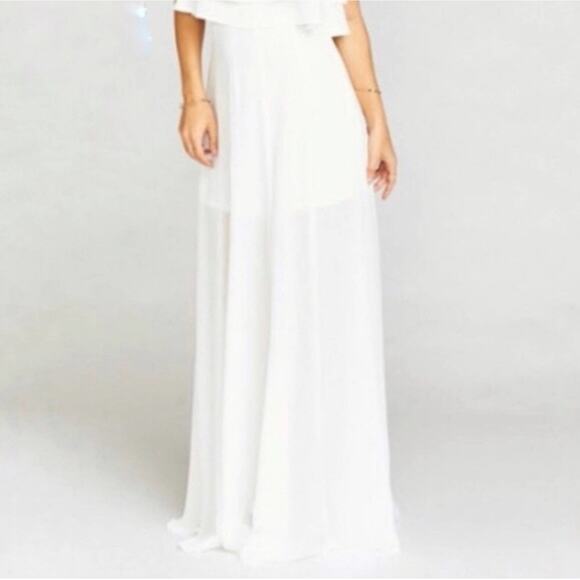 Show Me Your Mumu Princess Ariel Ballgown in Ivory Crisp NWT Size XL - Picture 1 of 9